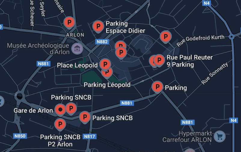 Le parking à Arlon ? Vous avez le choix !